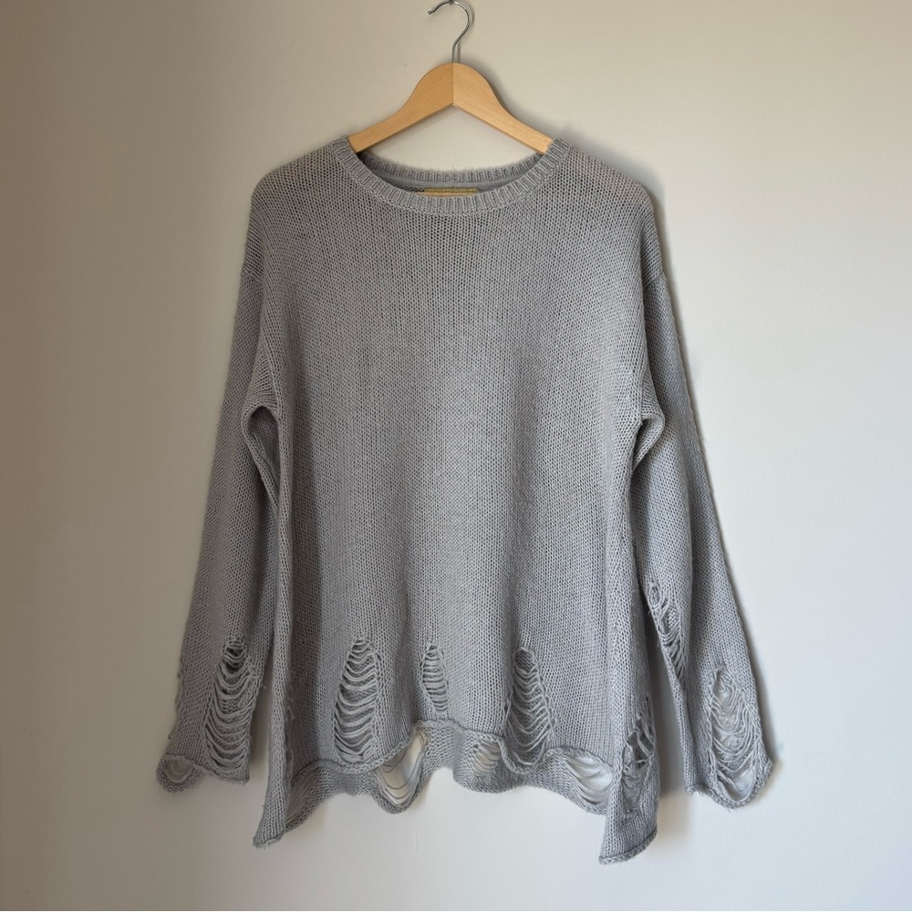 Wildfox White Label Distressed Sweater